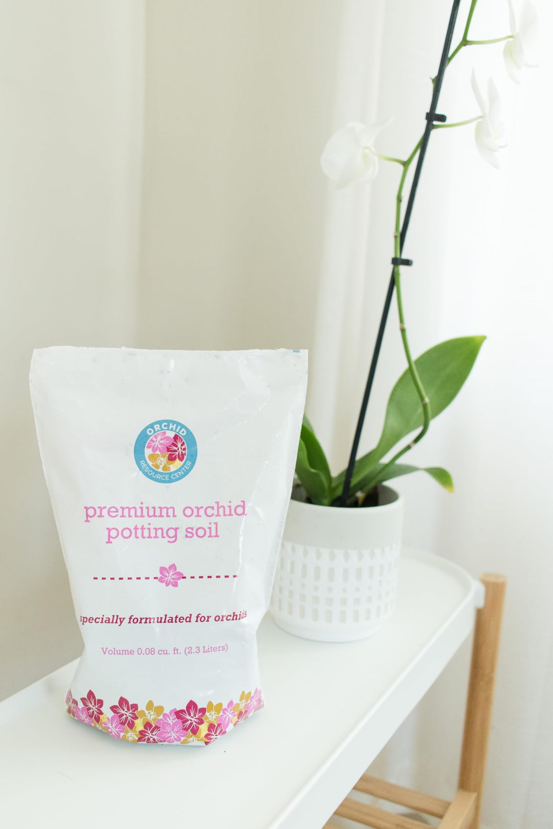 100% Organic Orchid Soil Mix — Nutrient-Rich, Well-Draining Living Soil Blend | 2.4 Quarts