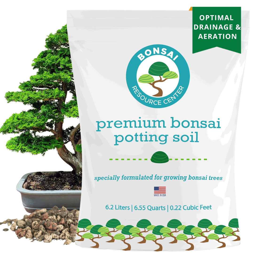 100% Organic Bonsai, Succulent, Cactus Soil Mix — Nutrient Rich, Well-Draining Living Soil Blend | 6.55 quarts