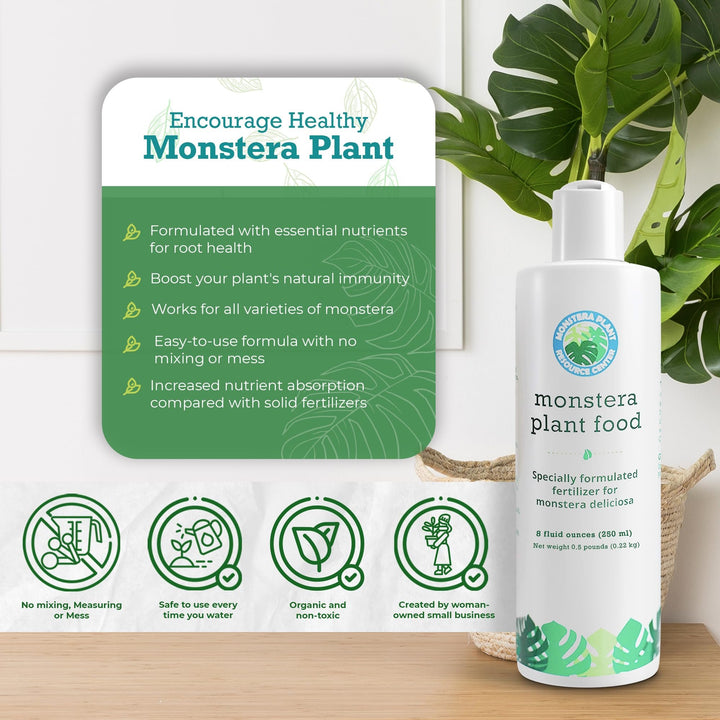 Monstera Plant Food – Enriched, Bioavailable Liquid Fertilizer | 8 oz