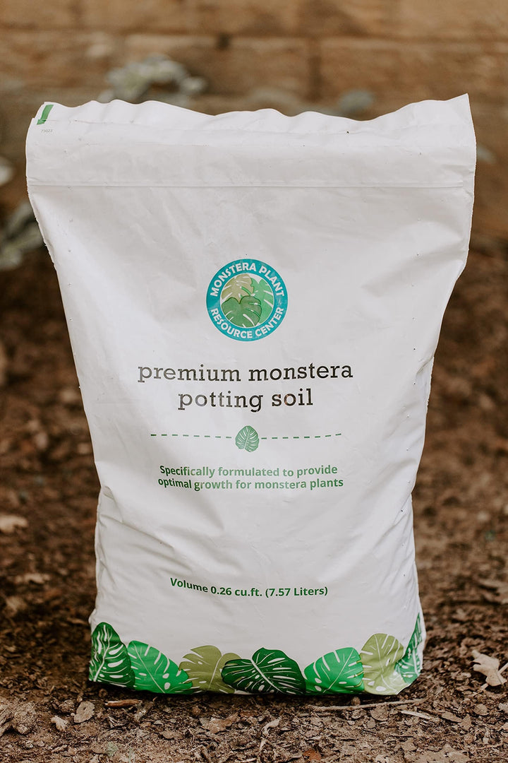 100% Organic Monstera Potting Soil Mix — Nutrient Rich, Well-Draining Living Soil Blend | 8 quarts