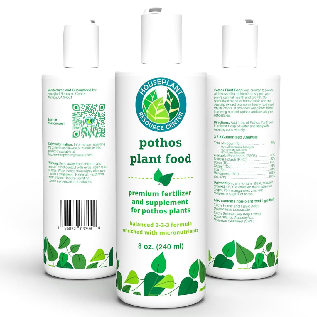 Pothos Plant Food – Enriched, Bioavailable Liquid Fertilizer | 8 oz