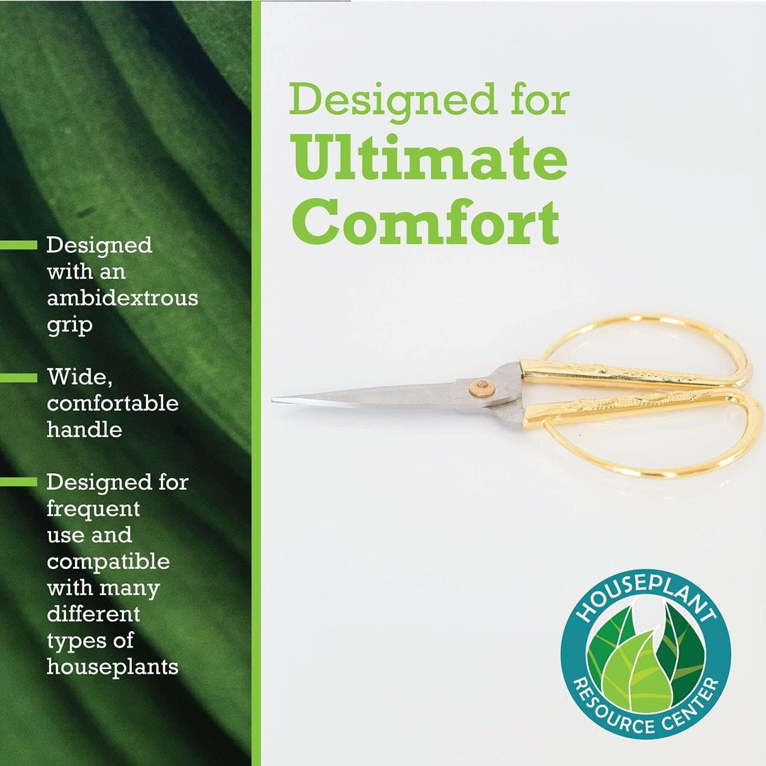 Premium Houseplant Scissors & Pruning Shears — Rust Resistant, Stainless Steel, Ultra-Precise