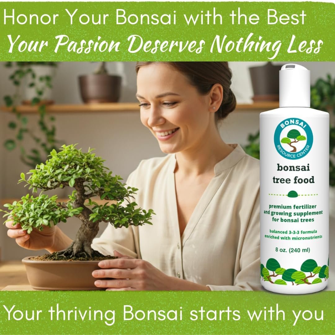 Bonsai Tree Food – Enriched, Bioavailable Liquid Fertilizer | 8 oz