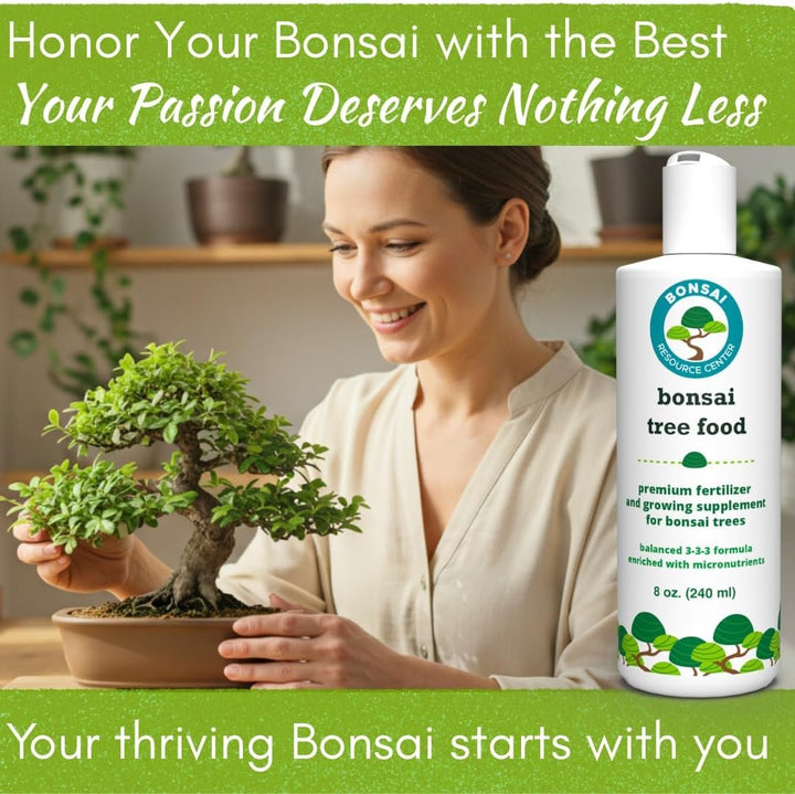 Bonsai Tree Food – Enriched, Bioavailable Liquid Fertilizer | 8 oz