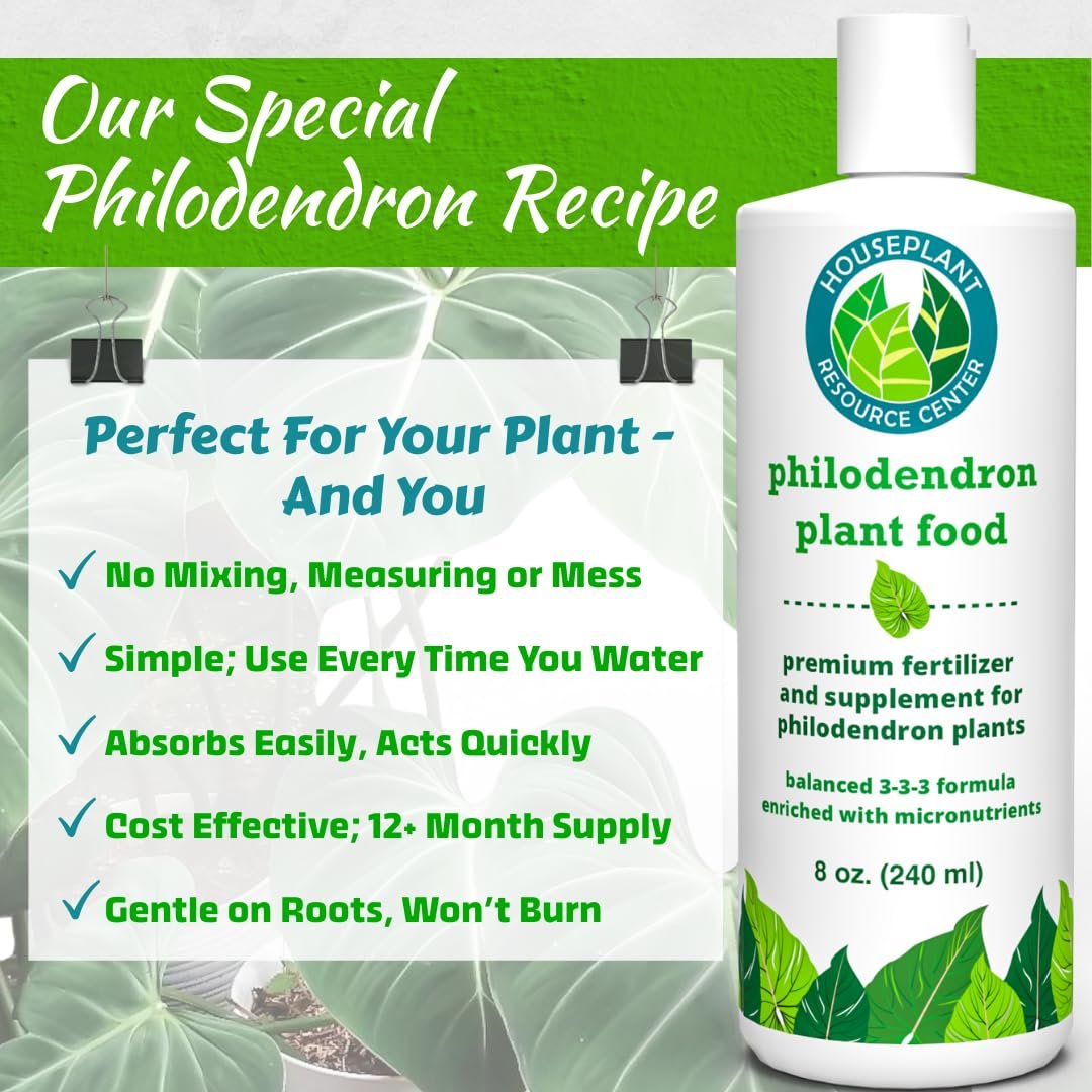 Philodendron Plant Food – Enriched, Bioavailable Liquid Fertilizer | 8 oz