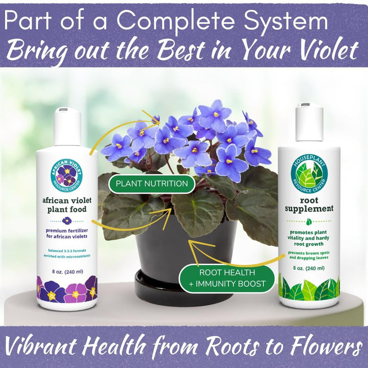 African Violet Plant Food by Houseplant Resource Center | Liquid Fertilizer for Vibrant Blooms & Healthy Growth, Easy-to-Use (8 Fluid Ounces)