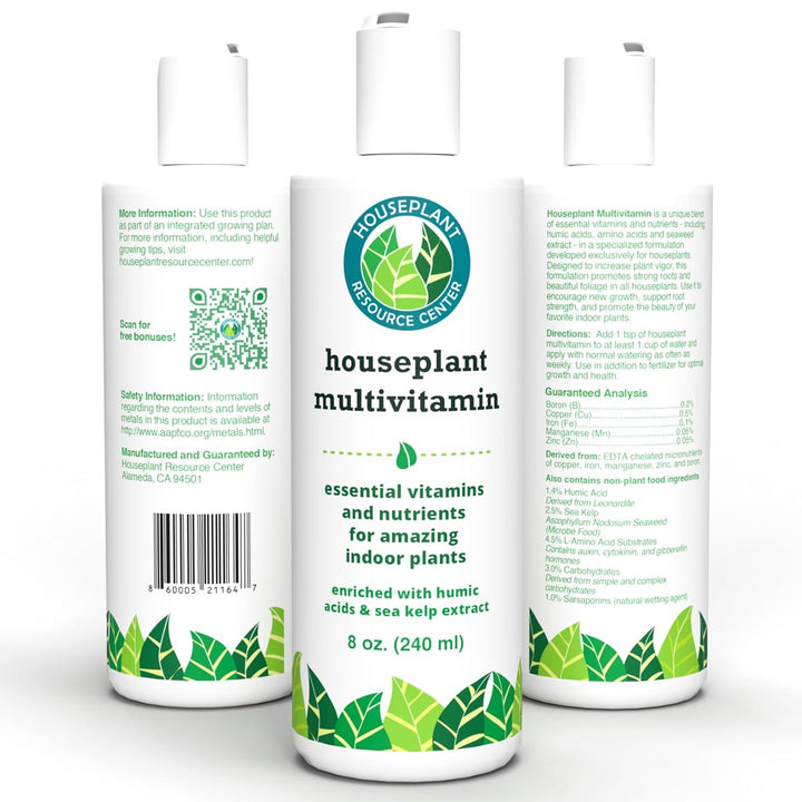 Houseplant Multivitamin – Essential Vitamins & Nutrients for Plants | 8 oz