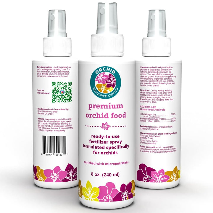 Orchid Food Spray – Enriched, Bioavailable Fertilizer Mist | 8 oz
