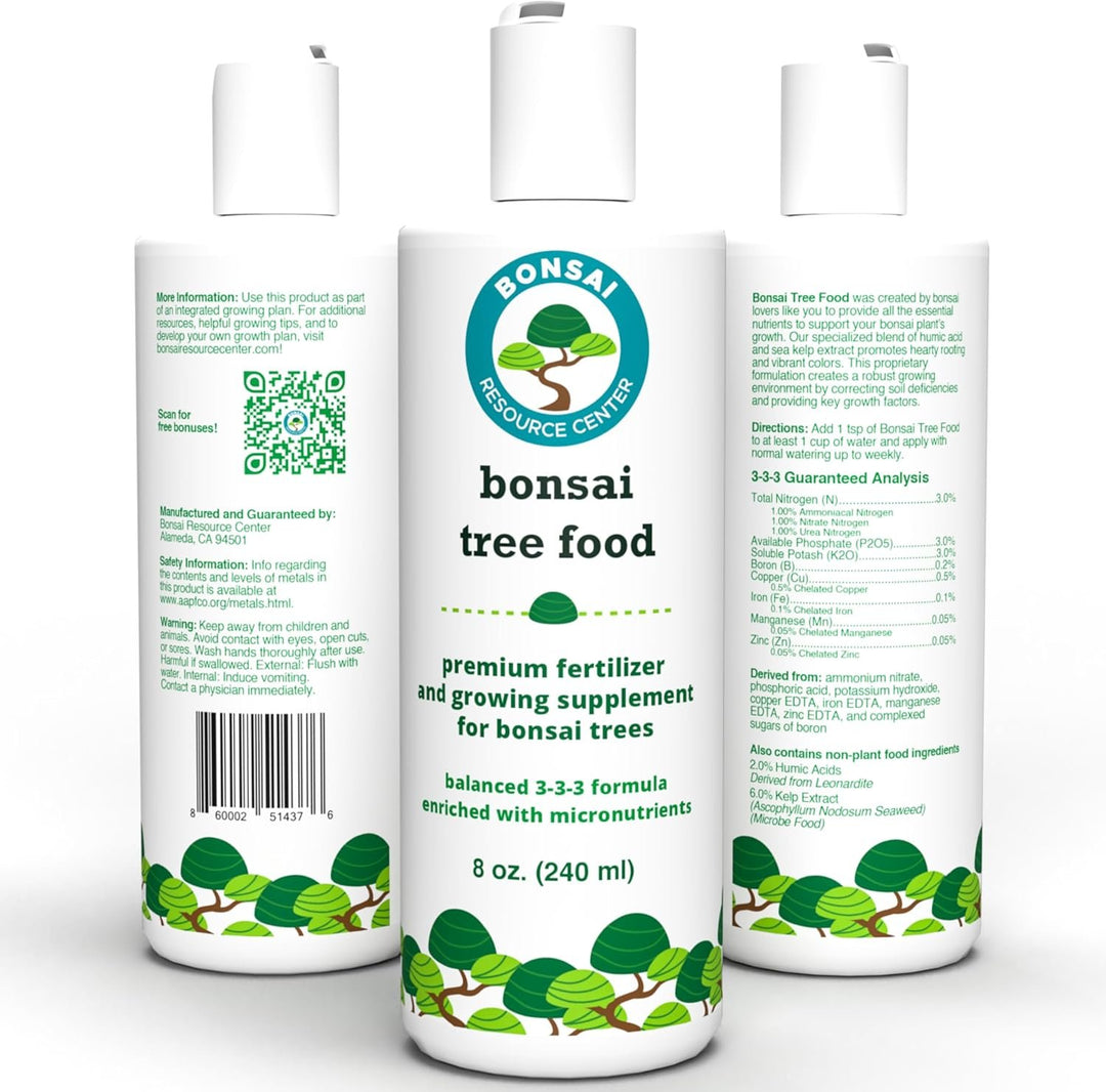 Bonsai Tree Food – Enriched, Bioavailable Liquid Fertilizer | 8 oz
