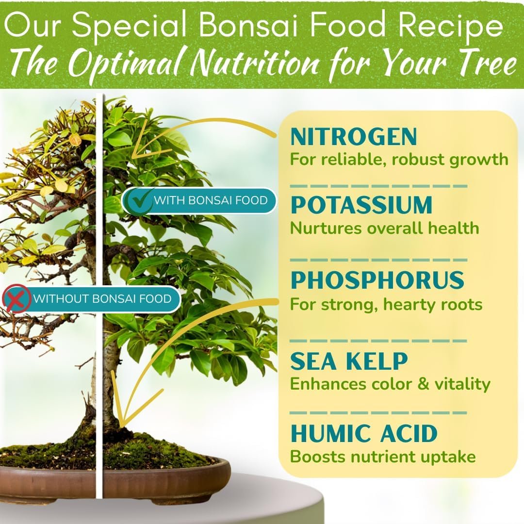Bonsai Tree Food – Enriched, Bioavailable Liquid Fertilizer | 8 oz