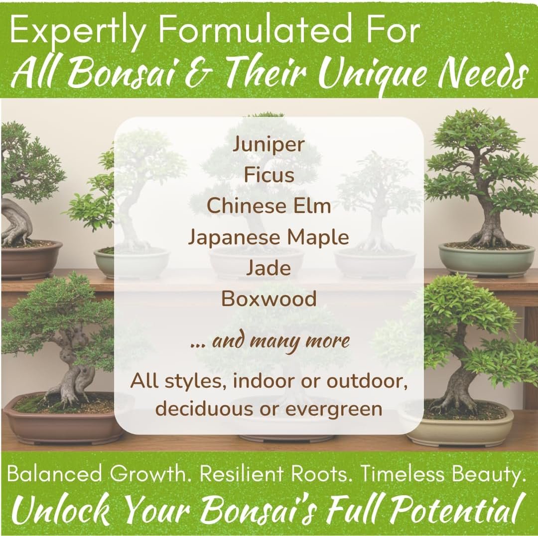 Bonsai Tree Food – Enriched, Bioavailable Liquid Fertilizer | 8 oz